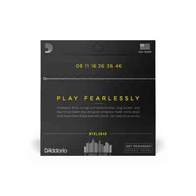 Струны для гитары D'Addario NYXL Super Light Top / Regular Bottom (09-46) (NYXL0946) Винница
