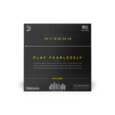 Струны для гитары D'Addario NYXL Super Light Top / Regular Bottom (09-46) (NYXL0946) Винница - изображение 3