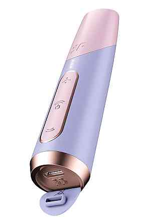 Миниатюрный вакуумный стимулятор клитора Satisfyer Bold Kiss розово-сиреневый Sex Aura Киев