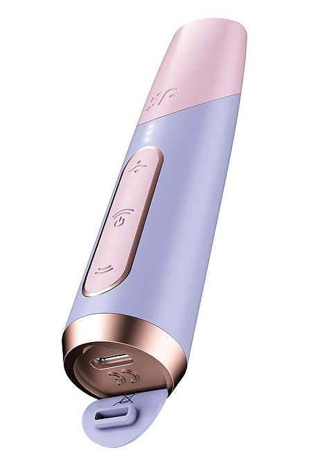 Миниатюрный вакуумный стимулятор клитора Satisfyer Bold Kiss розово-сиреневый Sex Aura Киев - изображение 4