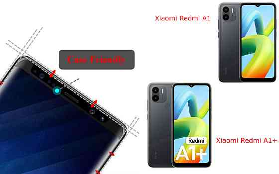 Защитное стекло HyperGlass Pro для Xiaomi Redmi A1, Redmi A1+ – максимальная чувствительность и защита Киев