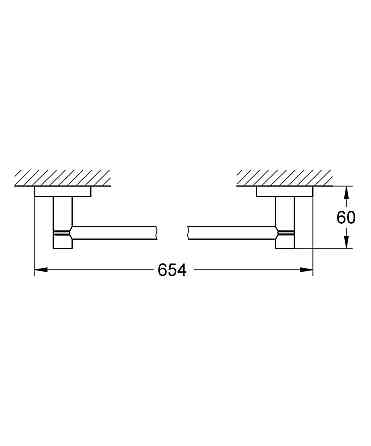 Полотенцедержатель Grohe Essentials New (40366001) Киев