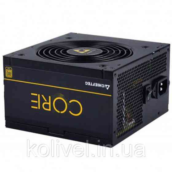 БЖ 500W Chieftec CORE BBS-500S 120 mm, 80+ GOLD, Retail Box (BBS-500S) Киев