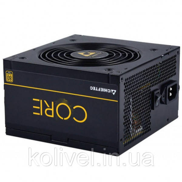 БЖ 500W Chieftec CORE BBS-500S 120 mm, 80+ GOLD, Retail Box (BBS-500S) Киев - изображение 1
