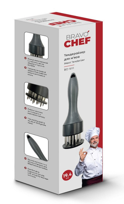 Тендерайзер для м’яса Bravo Chef (6937274) Київ - фото 4