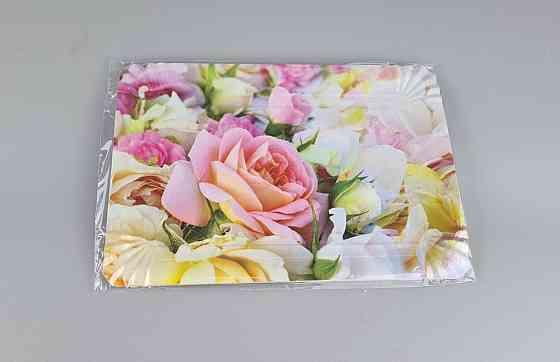 Тарілки святкові паперові 15 * 22 см "No 2" Троянди (1 пачка) Харків