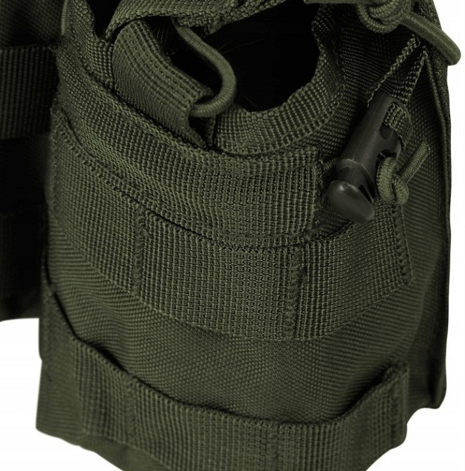 Тактичний подвійний Підсумок під магазини АК/М4/М16 із системою Molle Mil-Tec від Sturm (13497001) Olive Нововолинськ - фото 9