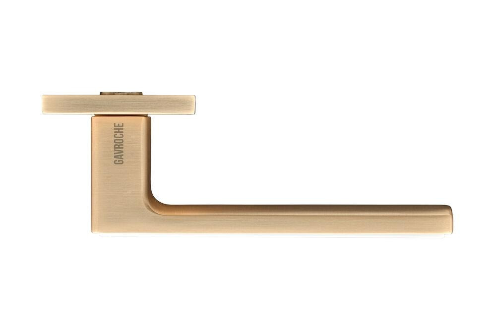 Ручки Gavroche Nikel Gold SB/W сатиновое золото PVD с белой вставкой Киев - изображение 3