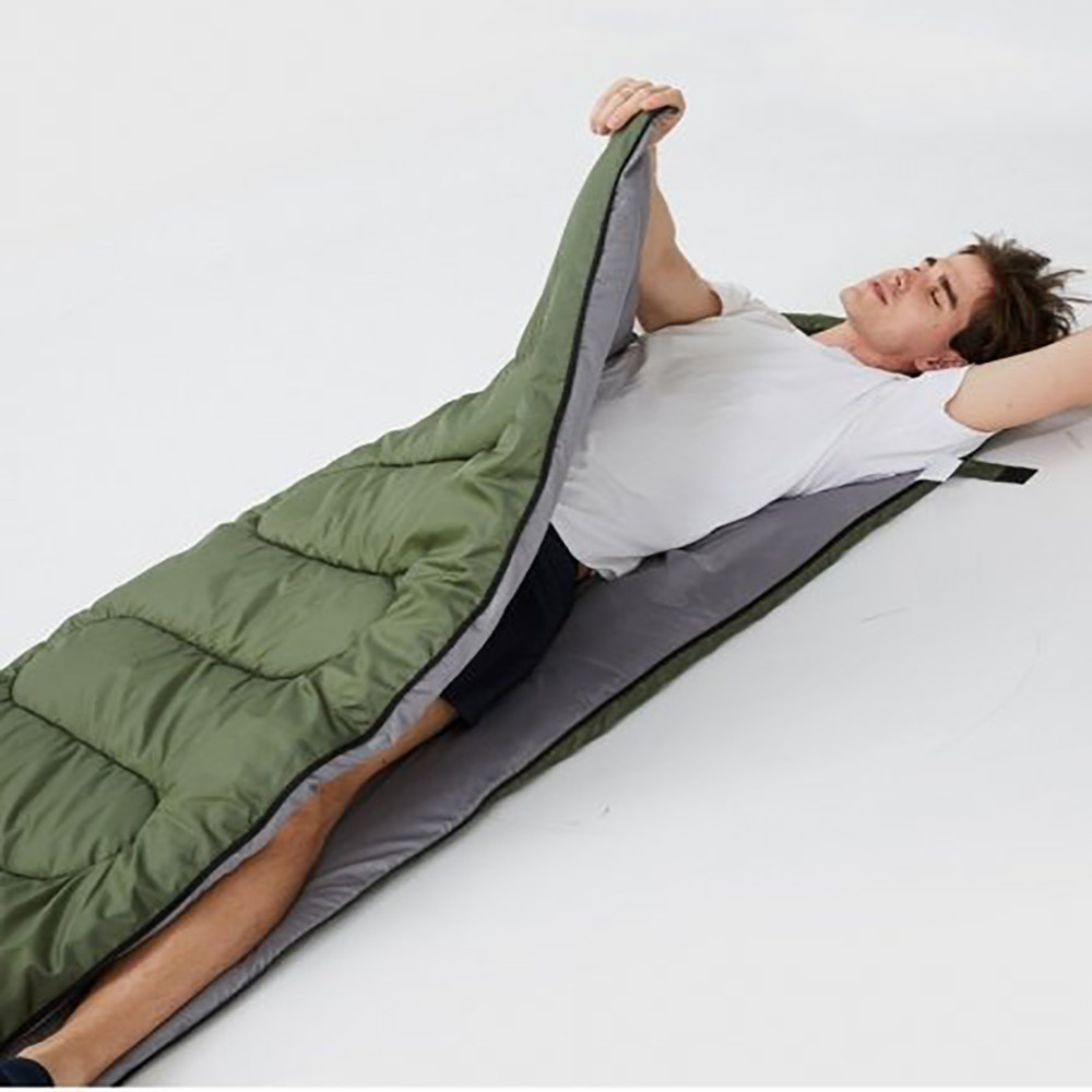 Спальный мешок-одеяло до 0 градусов, 210×75см, Олива / Туристический спальник с капюшоном / Спальник для ВСУ Киев - изображение 2