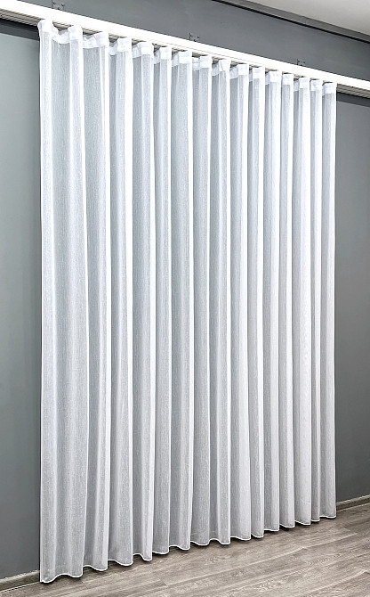 Тюль VR-Textil 1960т Преміум Льон фактурний Costa Білий 200х270 см (42-1251) Київ - фото 3