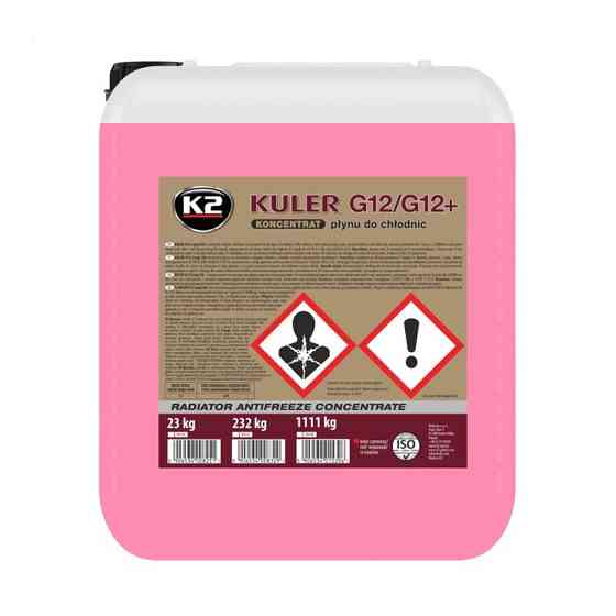 Антифриз K2 Kuler Long Life G12 красный концентрат 23кг Львов