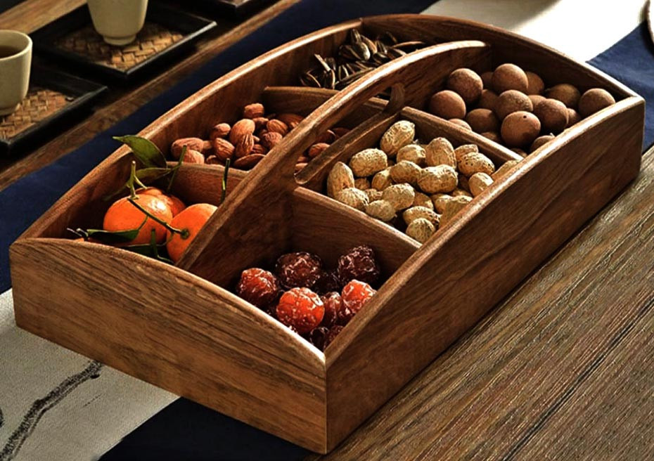 Менажниця дерев'яна "Фахітас" терракот Миколаїв - фото 1