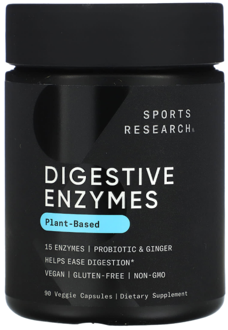 Травні ферменти Sports Research Digestive Enzymes Plant-Based 90 капс Київ - фото 1