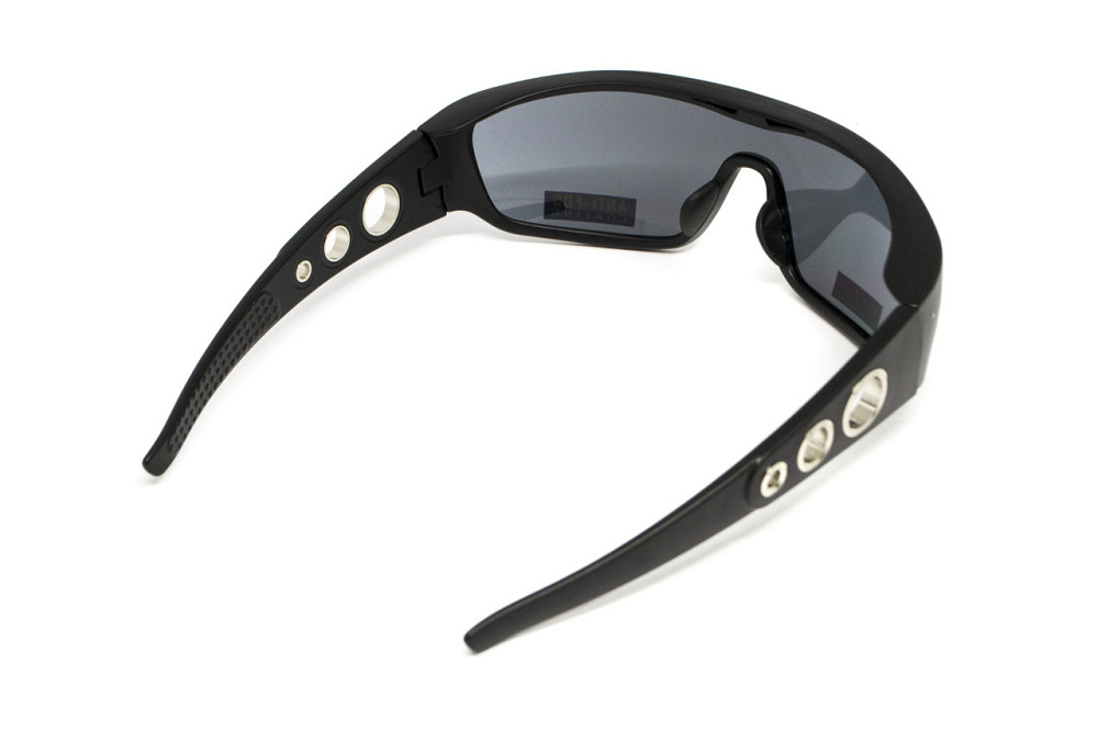 Окуляри захисні Global Vision Rivet (silver mirror) Anti-Fog, дзеркальні сірі Запоріжжя - фото 5