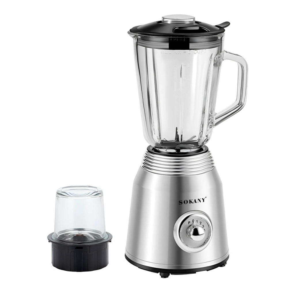Портативный блендер 1.5 л для коктейлей и смузи Sokany Киев - изображение 3