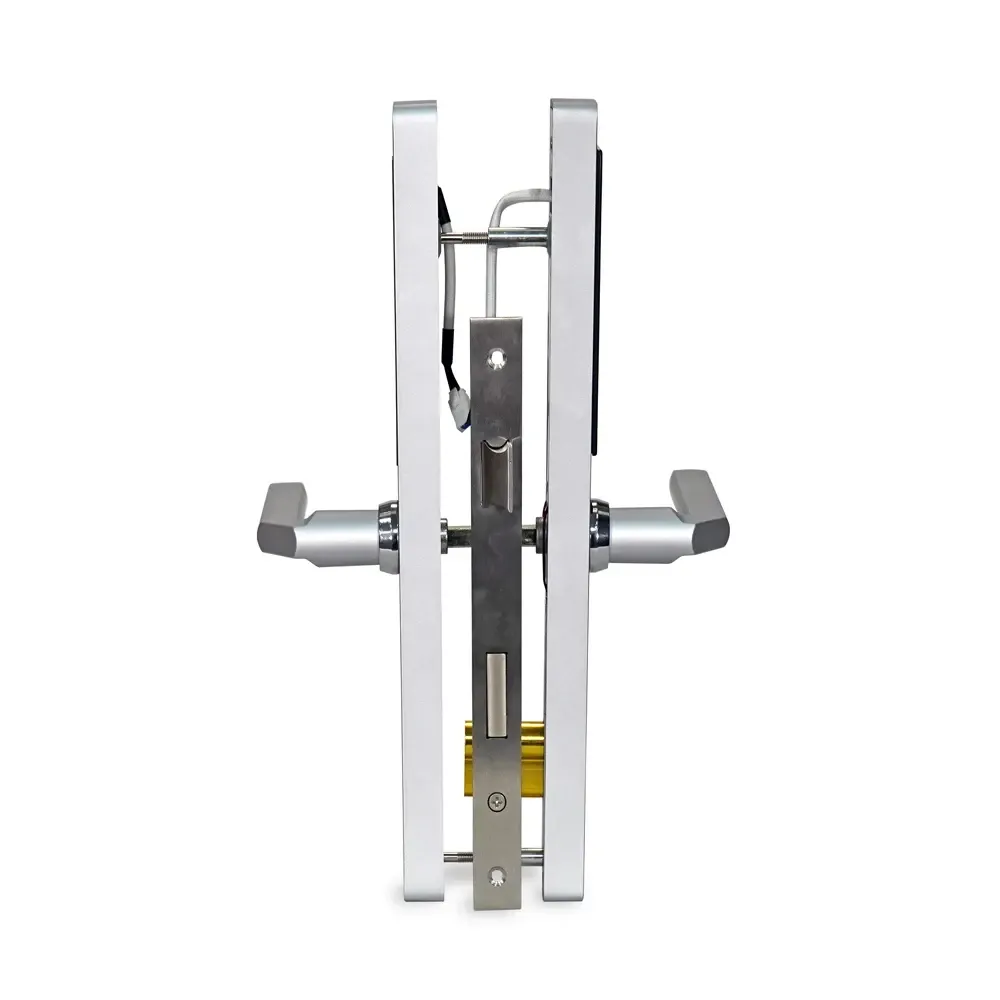 Замок біометричний автономний Trinix TRL-5105BTF Silver Right з Bluetooth, зчитувачем відбитків пальців і карт Mifare (65-00019) Киев - изображение 3