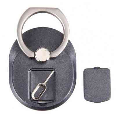 Держатель для смартфонов PowerPlant с кольцом, черный (CA910311) Винница