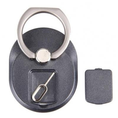 Держатель для смартфонов PowerPlant с кольцом, черный (CA910311) Винница - изображение 3