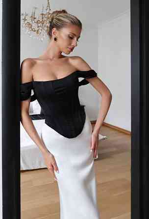 Женский классический романтический корсет, плотный атлас на подкладке. Одесса