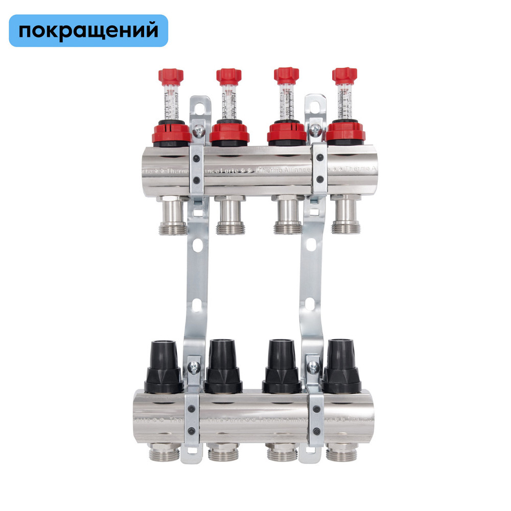Колектор із витратами Thermo Alliance Forte 1" 4 виходи SF001W4 Київ - фото 1