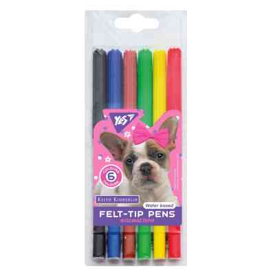 Фломастери Yes Keith Kimberlin, 6 кольорів (650510) Вінниця