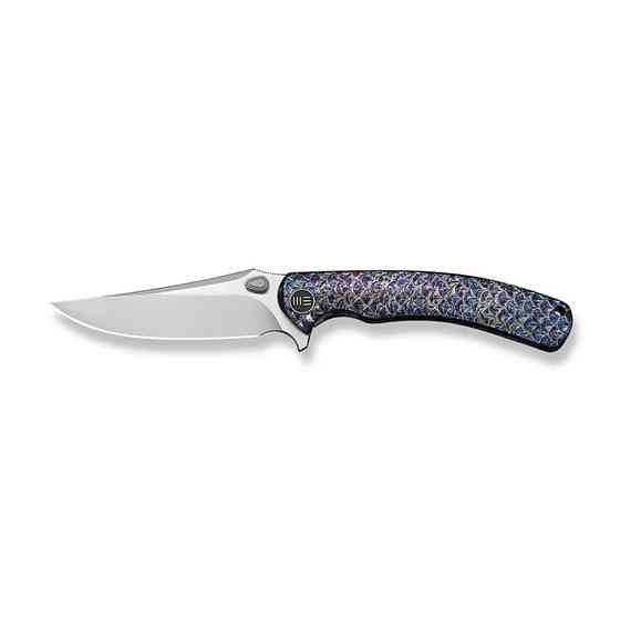 Ніж складаний туристичний Weknife Dracarys, (9.1 см) Böhler M390 / титан 6AL4V полум’яний Київ