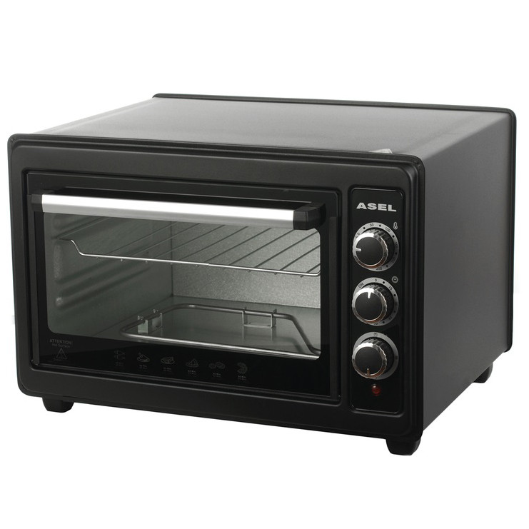 Духовка настільна з автоматичним вимкненням ASEL, Електрична машина для випічки, Печі електричні NY-46 Львів - фото 4