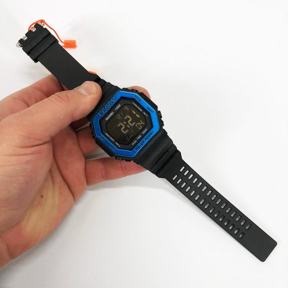 Часы военные мужские SKMEI 1988BU, Военные часы с секундомером Мужские тактические GV-60 Львов - изображение 1