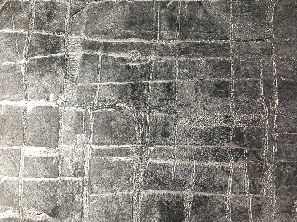 Шпалери Marburg Tango 58810 лофт 3д під штукатурку чорні сірі з сріблом 10х0,70 Київ - фото 3