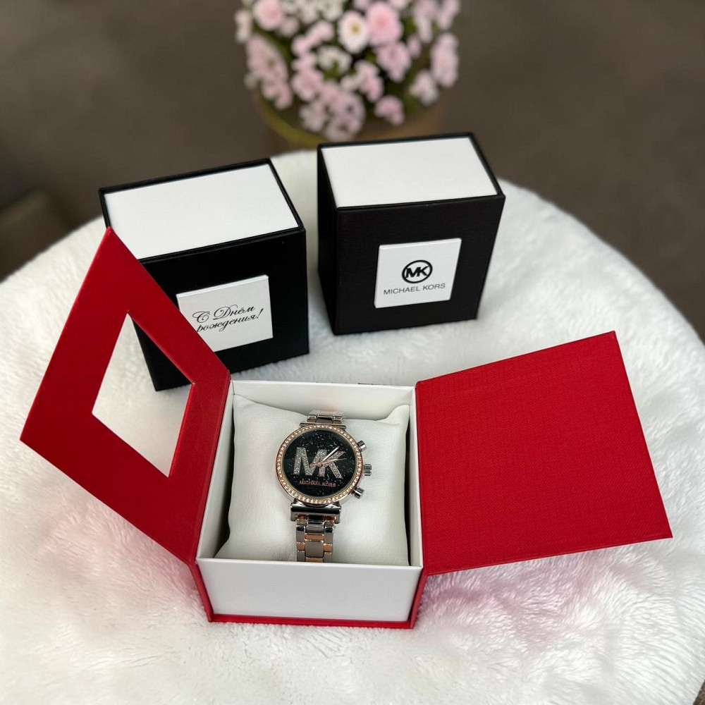 Жіночий наручний годинник Michael Kors стиль. Якісний годинник на руку для дівчат у коробочці Майкл Корс ( 22826 ) Харьков - изображение 6