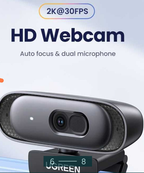 Веб- Камера: UGREEN Webcam 2K 30FRS. Харьков - изображение 6