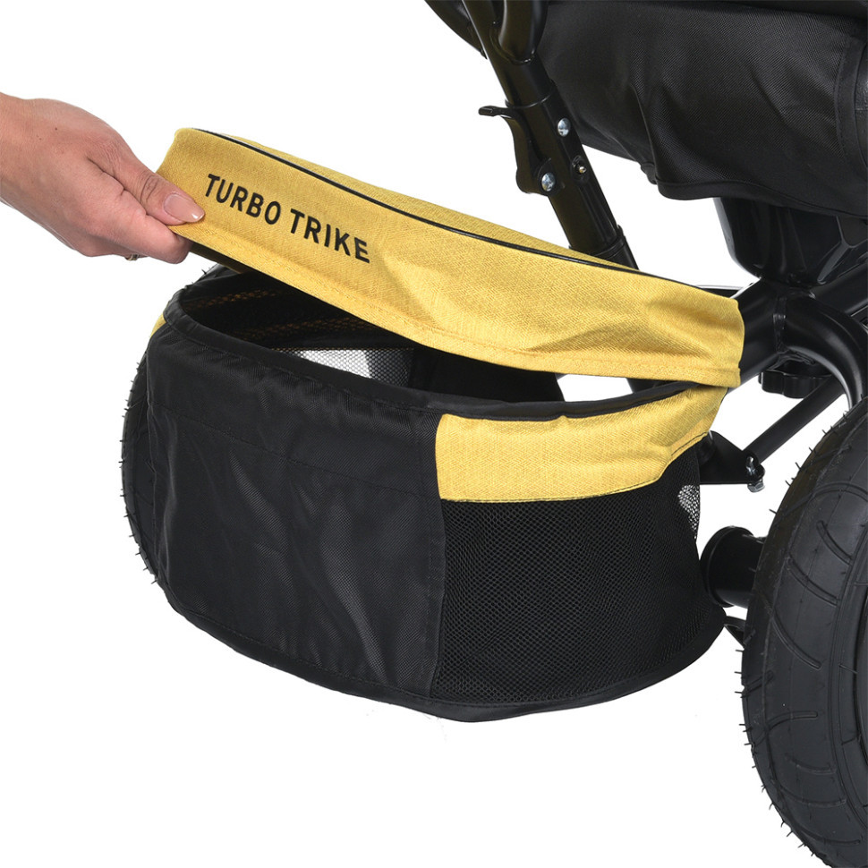 Дитячий триколісний велосипед MT 1007-10 жовтий Вінниця - фото 10