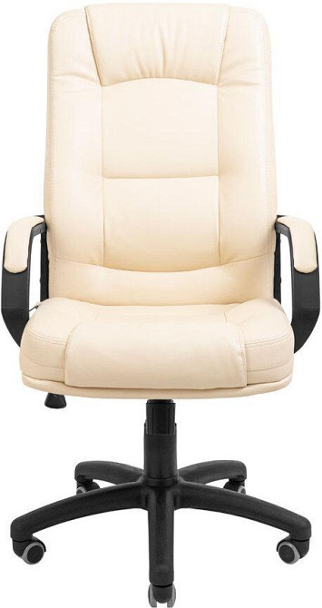 Офісне крісло керівника AlbertoDesign AniFyx М-2 Rich Натуральна шкіра Lux Бежевий (Прогумовані колеса) Днепр - изображение 2