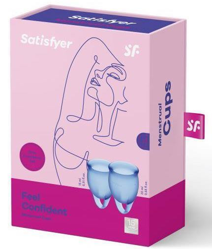 Менструальні чаші - Satisfyer Feel Confident Dark Blue Sex Aura Київ - фото 2