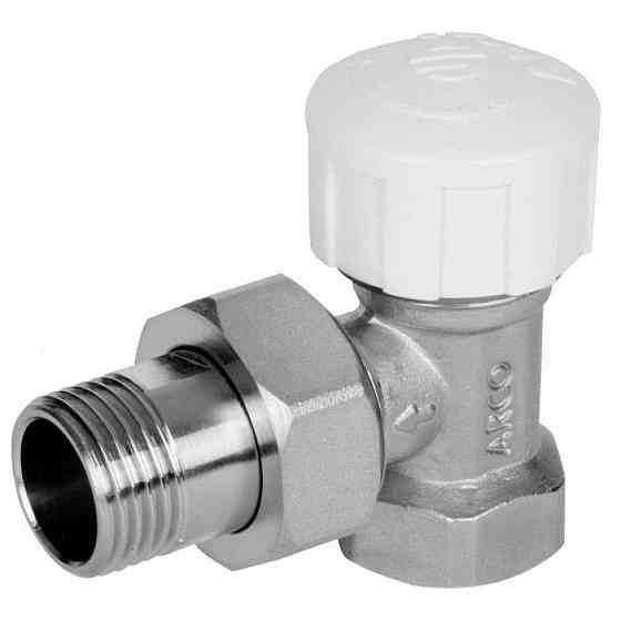 Кран радиаторный угловой ARCO 1/2″ под термоголовку TB501275 М30 (000008043) Киев