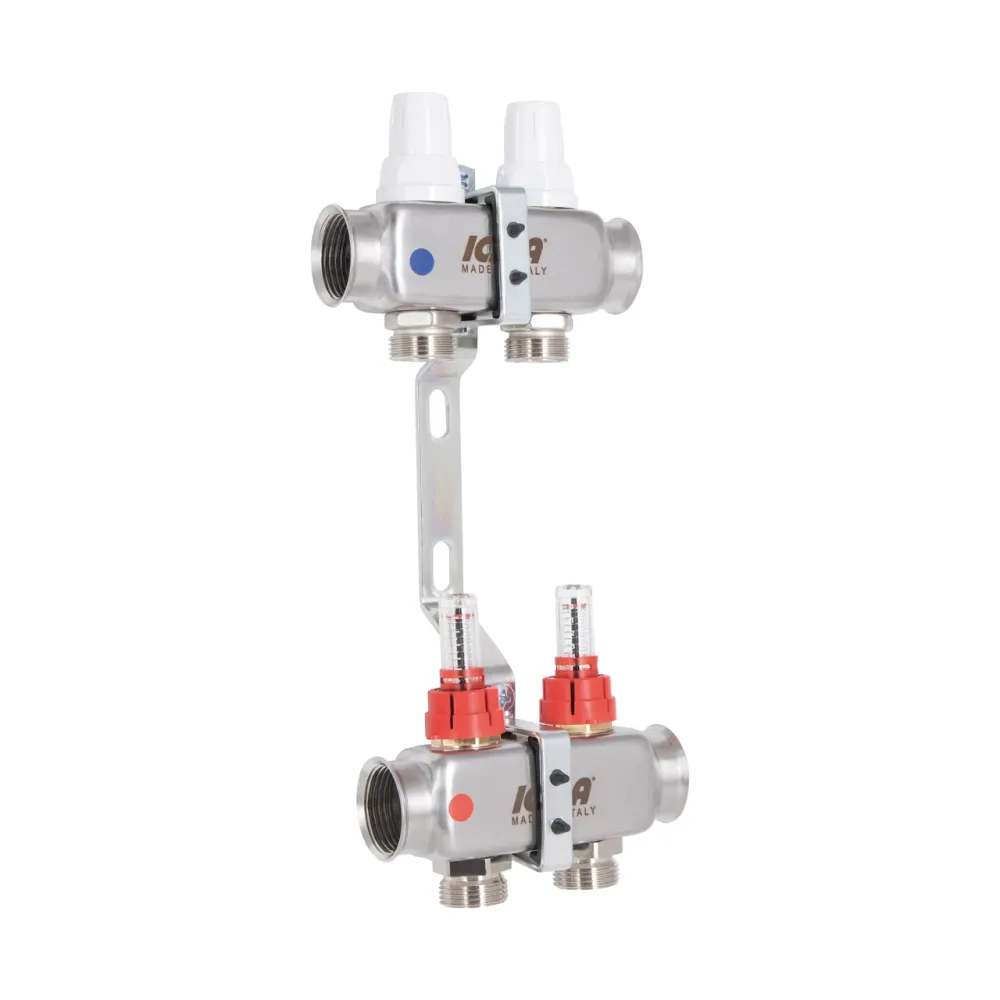 Колектор Icma No К073 з витратами (неірж.) 1" х 3/4" на 2 виходи Київ - фото 2