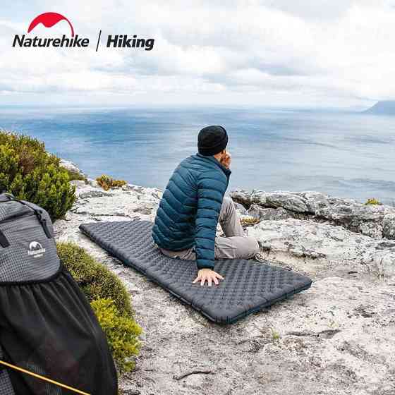 Матрац надувний надлегкий Naturehike CNH22DZ018, із мішком для надування, прямокутний зелений 196 см Рівне