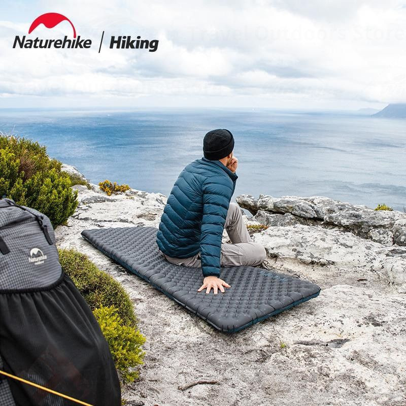 Матрац надувний надлегкий Naturehike CNH22DZ018, із мішком для надування, прямокутний зелений 196 см Рівне - фото 5