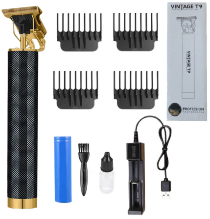 Триммер для бороды и усов T9, 4 насадки Днепр