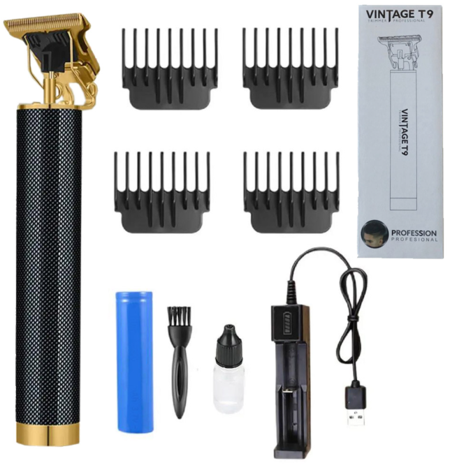 Триммер для бороды и усов T9, 4 насадки Днепр - изображение 2