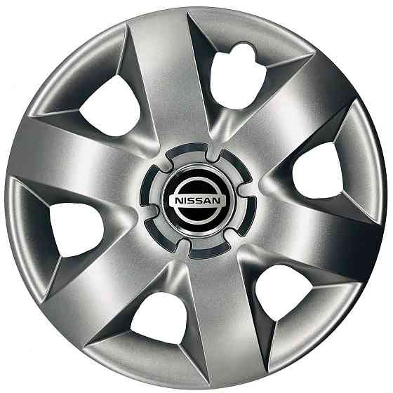 Автомобильные модельные колпаки R15 Nissan 310 4шт, SJS, серебряные Киев