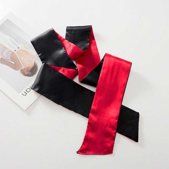 Повязка для глаз Face Bandage - Красно-черный - Эротическое бельё Винница - изображение 10