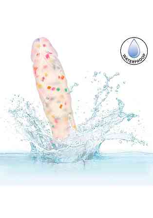 Фалоімітатор з рідкого силікону CalExotics Studs Dildo, різнокольоровий, 17,7 × 3,8 см Sex Aura Київ
