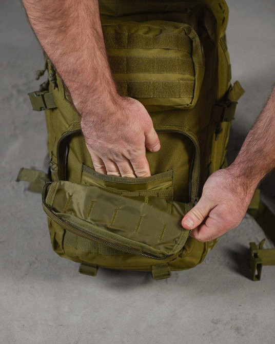 Тактический штурмовой рюкзак thirst oliva ПР2725 Одесса - изображение 5