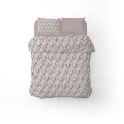 Постельное белье Home Line Цветение трав/пшено серо-лиловый, бязь, полуторный (181397) Винница