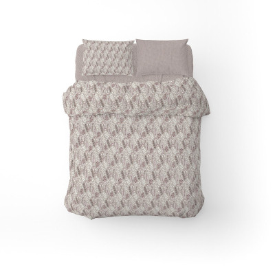 Постельное белье Home Line Цветение трав/пшено серо-лиловый, бязь, полуторный (181397) Винница - изображение 1