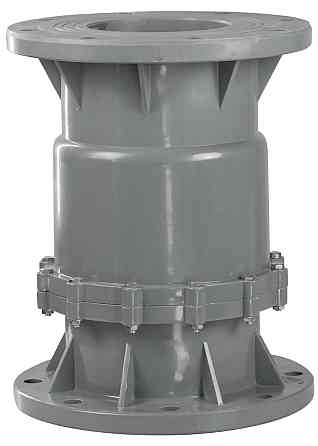 Обратный клапан фланцевий ПВХ Era поворотный d 150 мм Киев