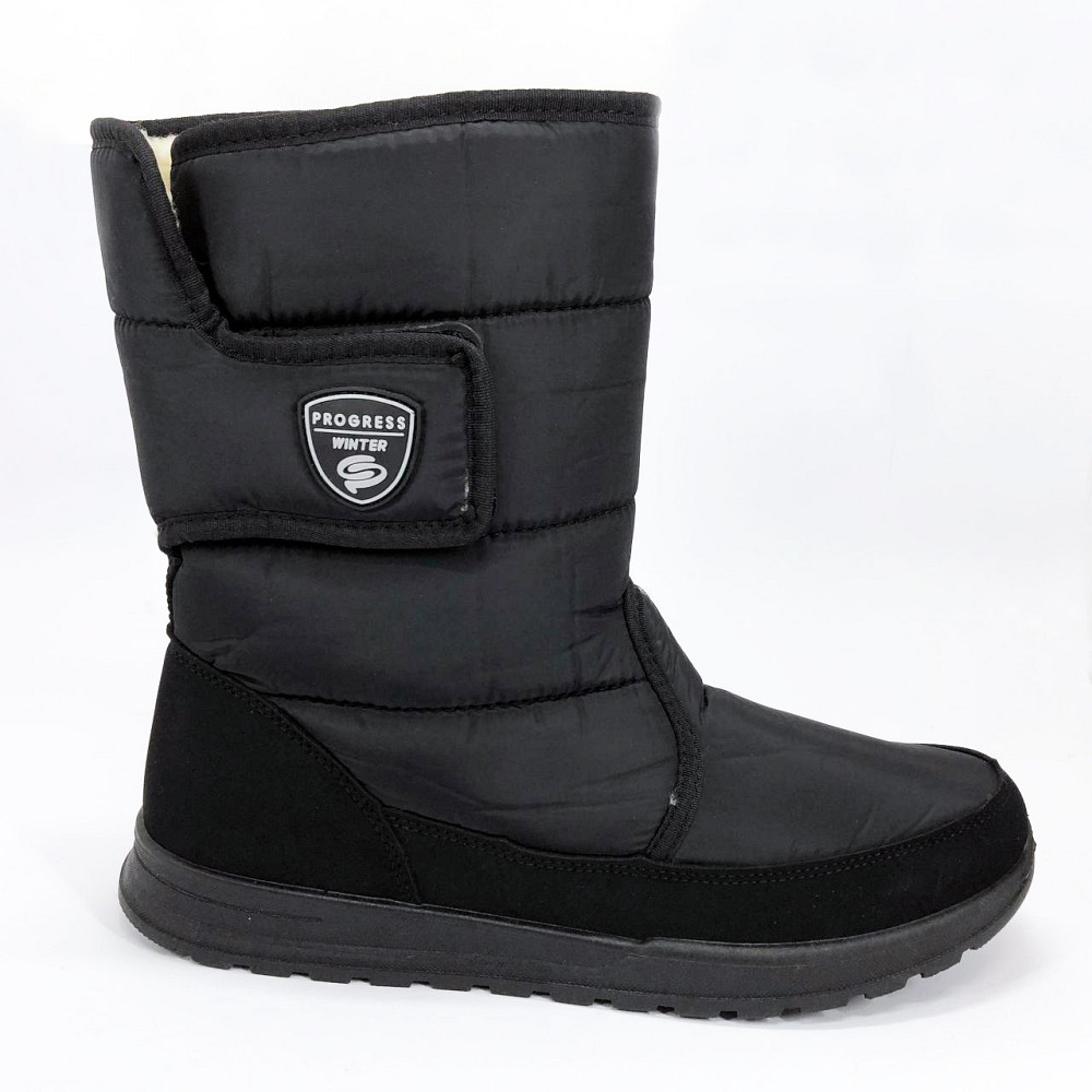 Чорні черевики для роботи 41р, Чоловічі чоботи для активного відпочинку з гуми, Бурки низькі TD-55 Львів - фото 6