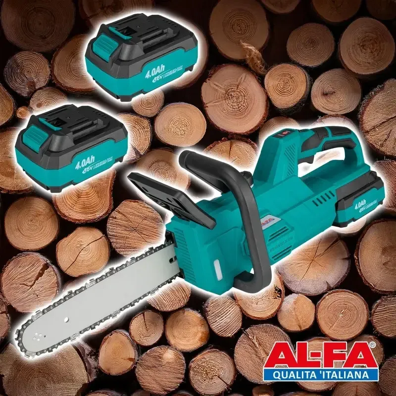 Цепная пила AL-FA ALCCS12-21V – 36В, 4А·ч, мотор без щеток, гарантия 12 мес Львов - изображение 1