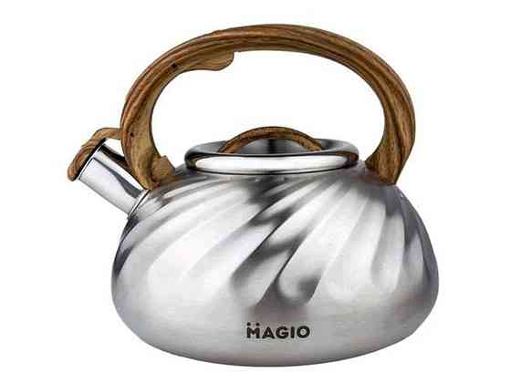 Чайник зі свистком 3л MG-1194, індукція, потовщене дно ТМ MAGIO   Solmir Київ